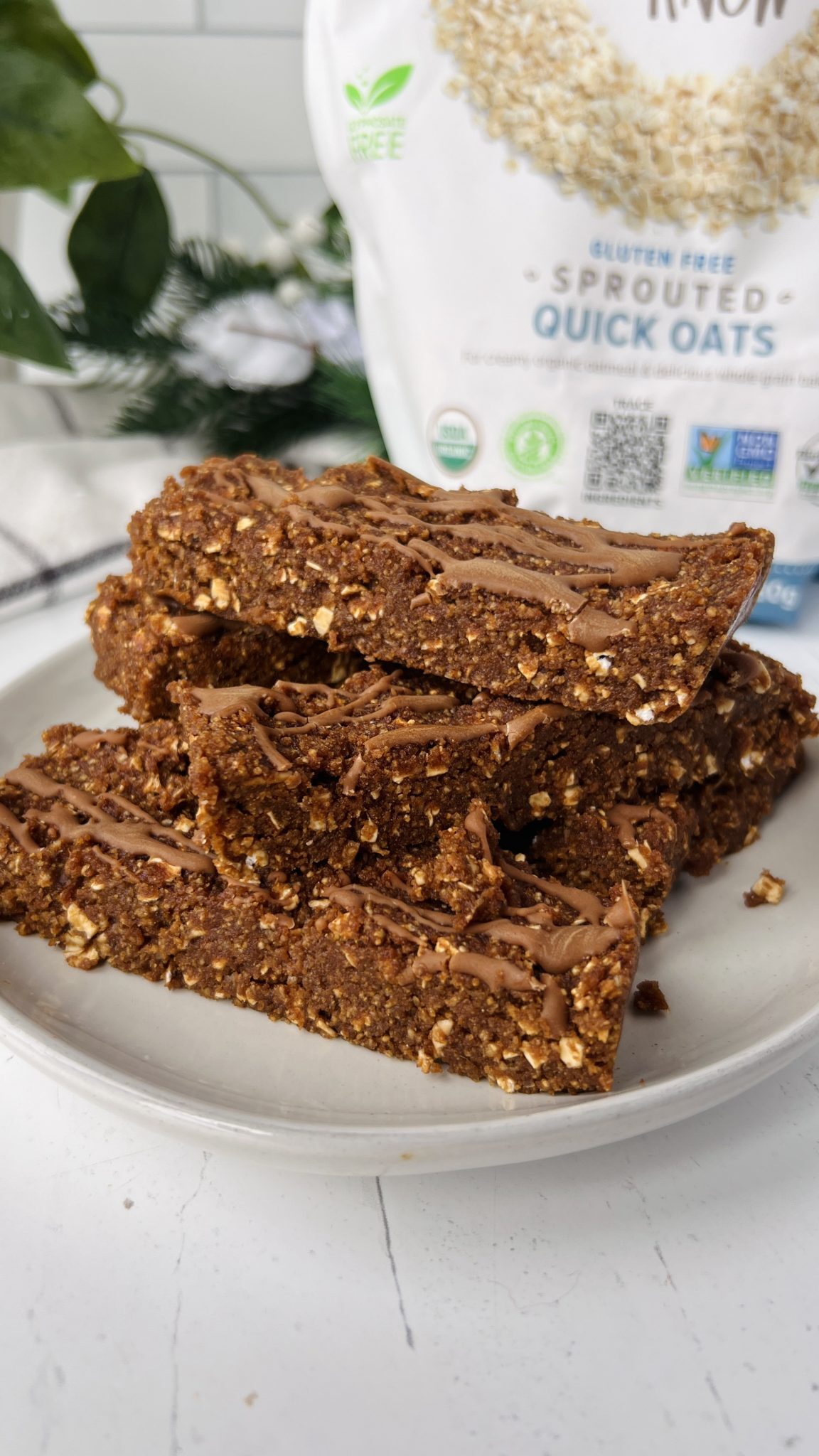 Gingerbread Granola Bars Easy Recipe